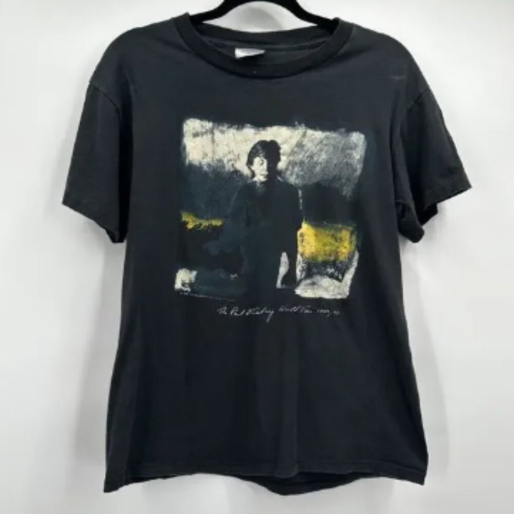 Vintage Paul McCartney Shirt Mens Large World Tour 1989 90 Band Brockum 90s